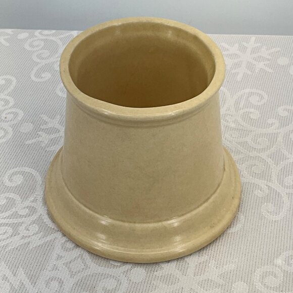 Pfaltzgraff USA Vintage Beige Ceramic Sugar Bowl (no lid) or Utensil Holder Brow - Picture 4 of 5
